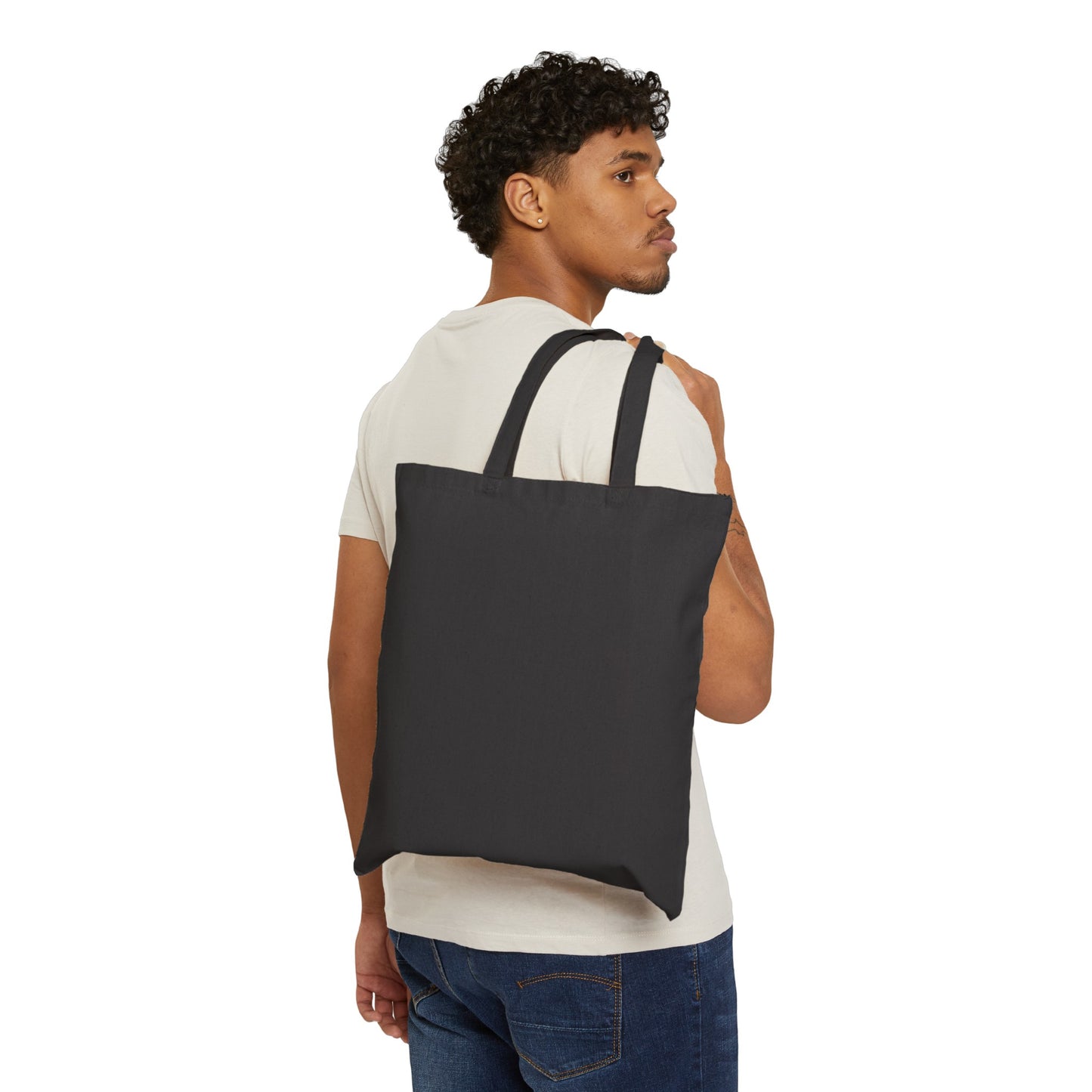 Solid Rock Cotton Canvas Tote Bag