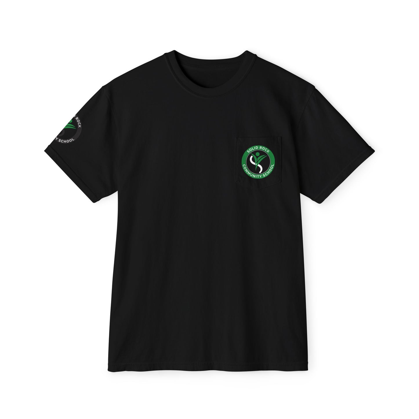 Teach Peace Unisex Garment-Dyed Pocket Tee
