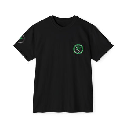 Teach Peace Unisex Garment-Dyed Pocket Tee