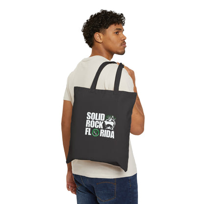 Solid Rock Cotton Canvas Tote Bag