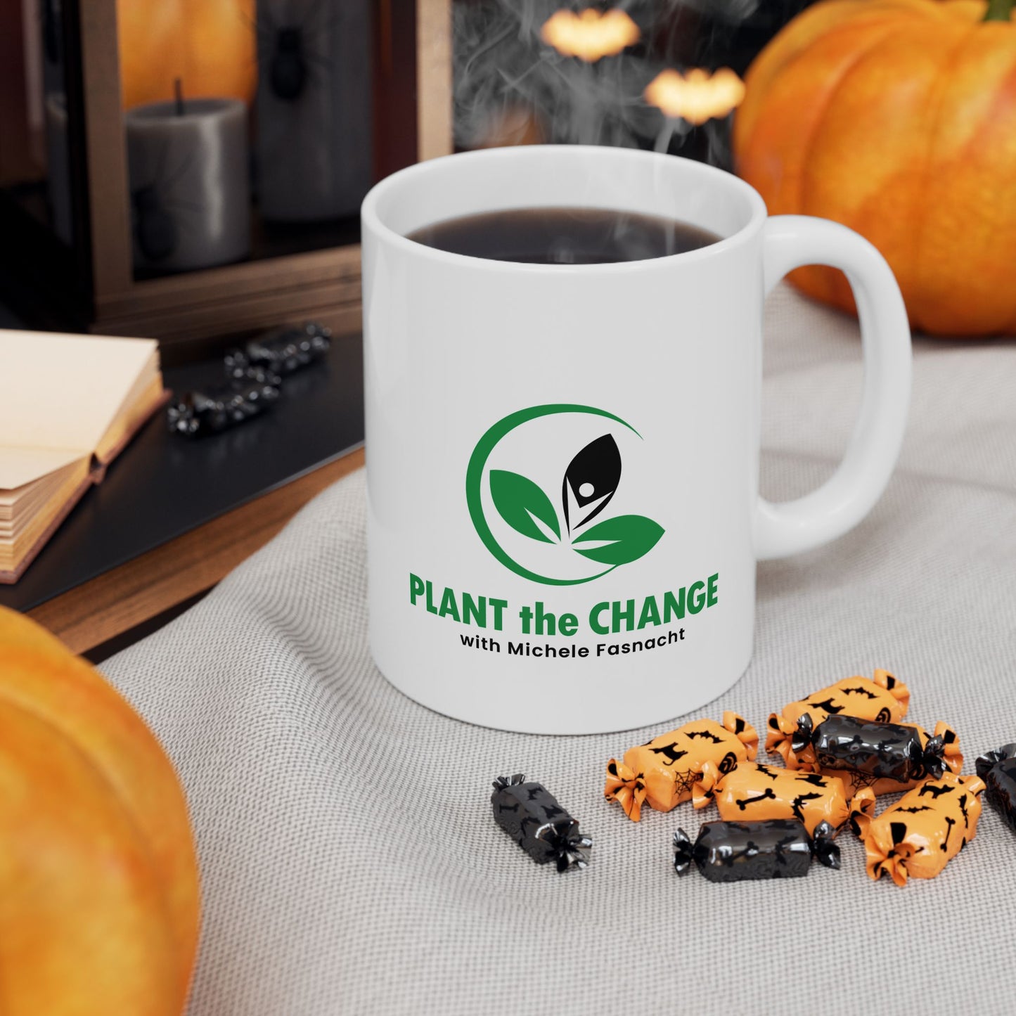 Plant the Change Ceramic Mug, (11oz, 15oz)