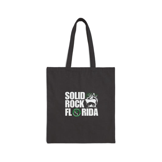 Solid Rock Cotton Canvas Tote Bag