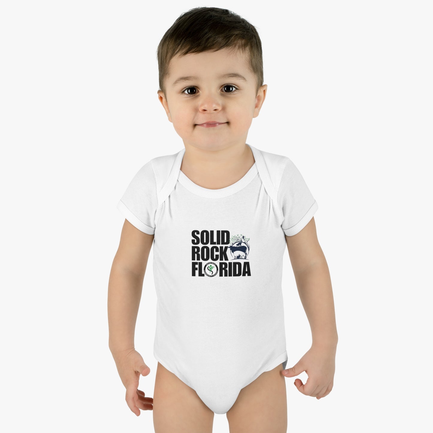 Solid Rock Infant Baby Rib Bodysuit