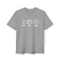 Peace, love, World District® Re-Tee®