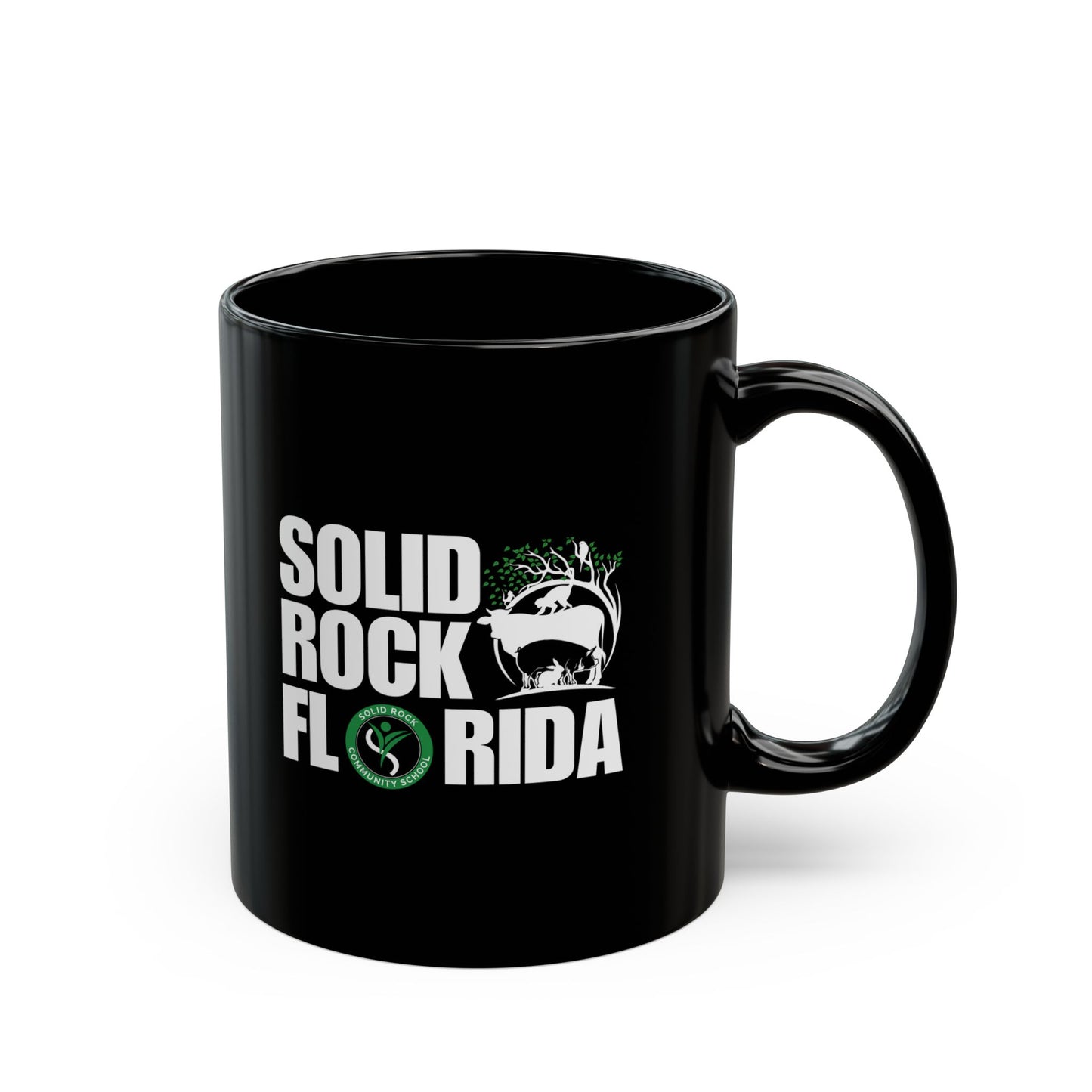 Solid Rock Black, Grow together Mug (11oz, 15oz)