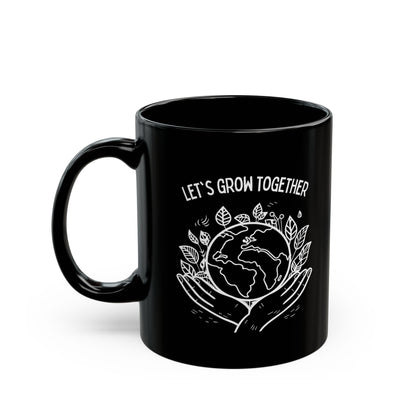 Solid Rock Black, Grow together Mug (11oz, 15oz)