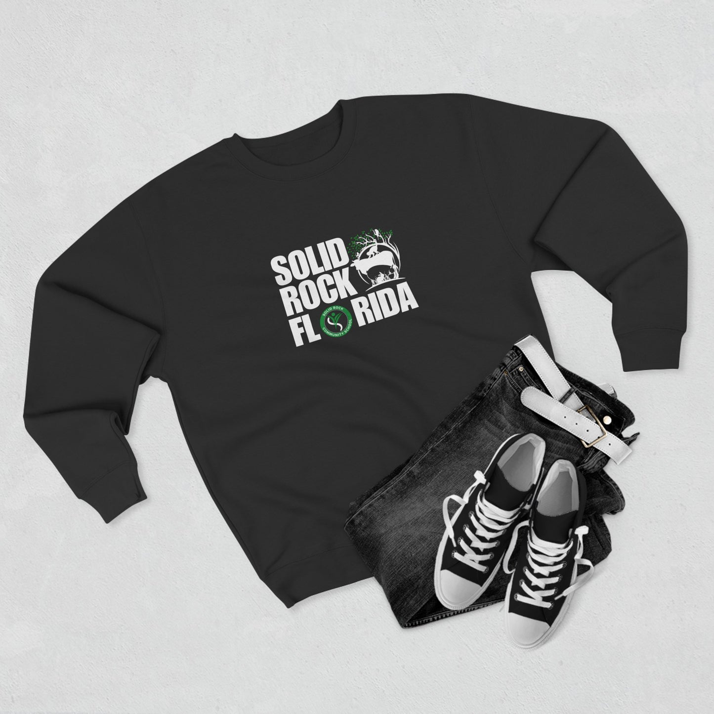 Solid Rock Crewneck Sweatshirt