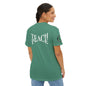 Teach Peace Unisex Garment-Dyed Pocket Tee